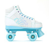 RIO ROLLER LUMINA QUAD SKATES Bílé/modré kolečkové brusle