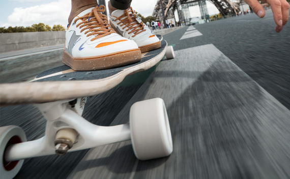 Trucki do longboardu Paris V3 180 mm 50° Longboard Trucks Pearl White