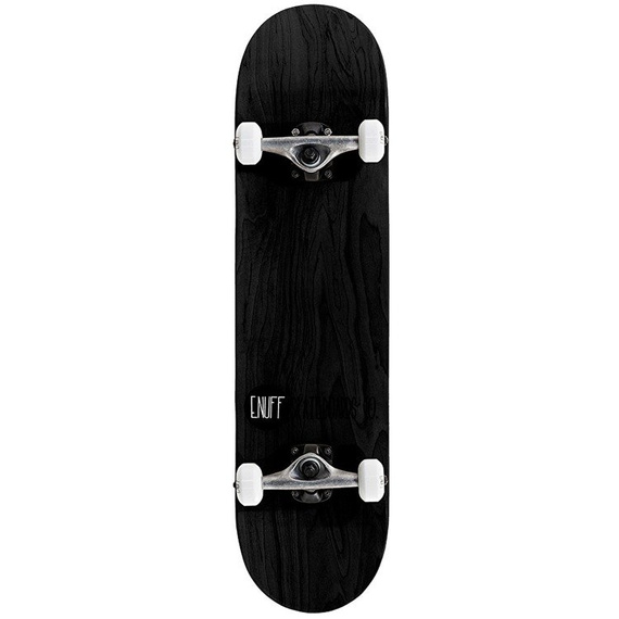 ENUFF LOGO STAIN Complete Skateboard Black 8.0"