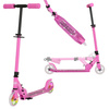 Městská koloběžka pro děti a mládež Story Wild Kids Pink LED wys. 73-85 cm