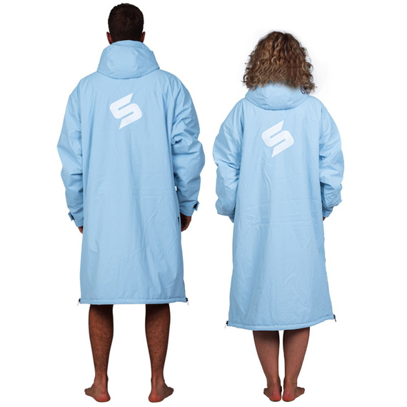 Pončo Poncho Jacket Story Change Robe Baby Blue Světle modrá