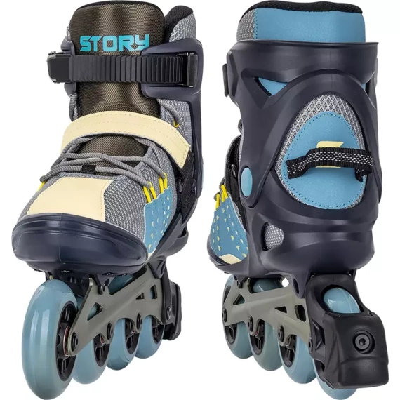 Rolki Uniwersalne Inline STORY Trust Vanilla Blue