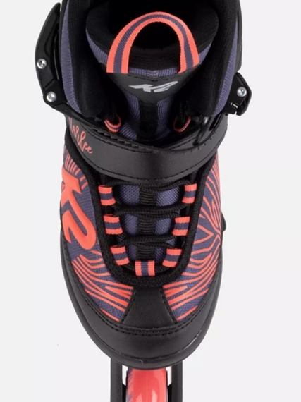 K2 Marlee nastavitelné kolečkové brusle pro děti Black-Purple-Coral