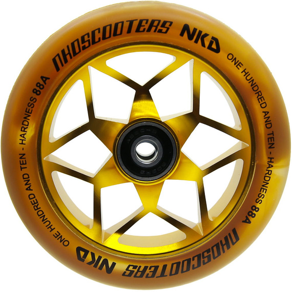 NKD Goat Stunt Scooter Wheels Gold 110 mm