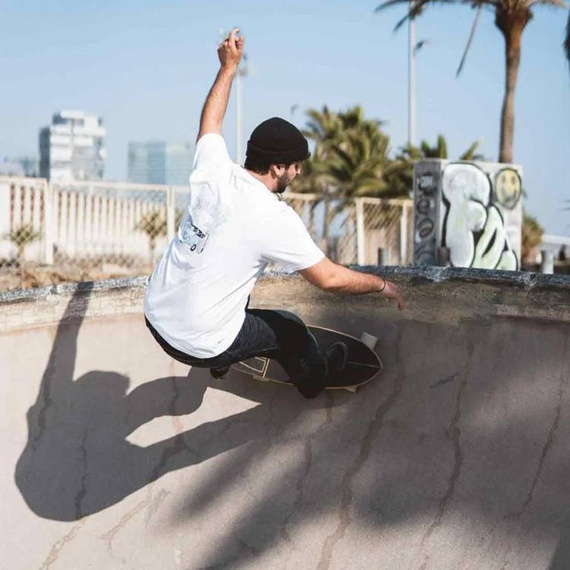 Surfskate Deskorolka Do Surfingu NKX Maverick Blue 31"