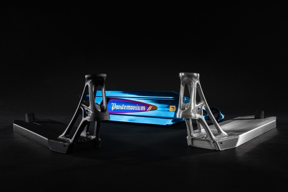 Platform Deck pro Ethic Pro Scooter Deck Pandemonium V2 460 mm Raw