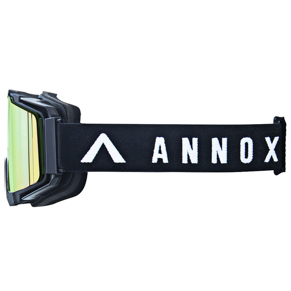 Snowboardové a lyžařské brýle Annox Team Adult RevoGold/Black