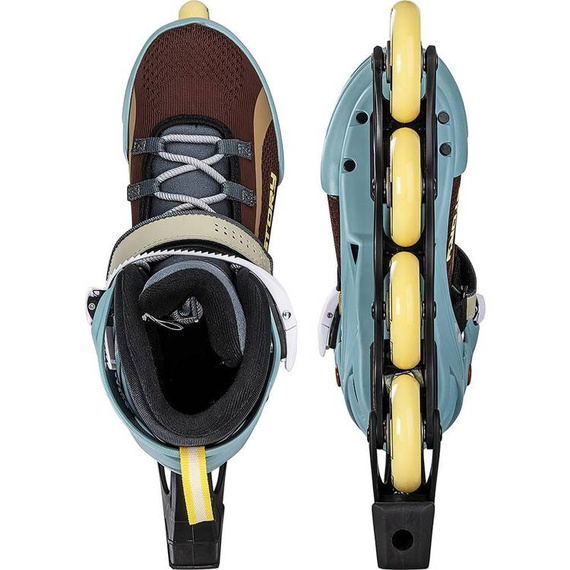 Rekreační kolečkové brusle Inline STORY Union Brown-Nebraska