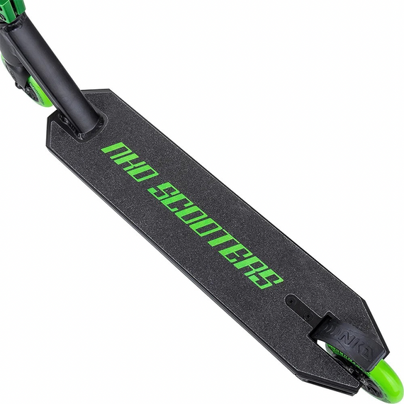Hulajnoga Wyczynowa Aluminiowa Lekka dla młodych riderów NKD Next Generation Zielono-Czarny wys. 79,4 cm