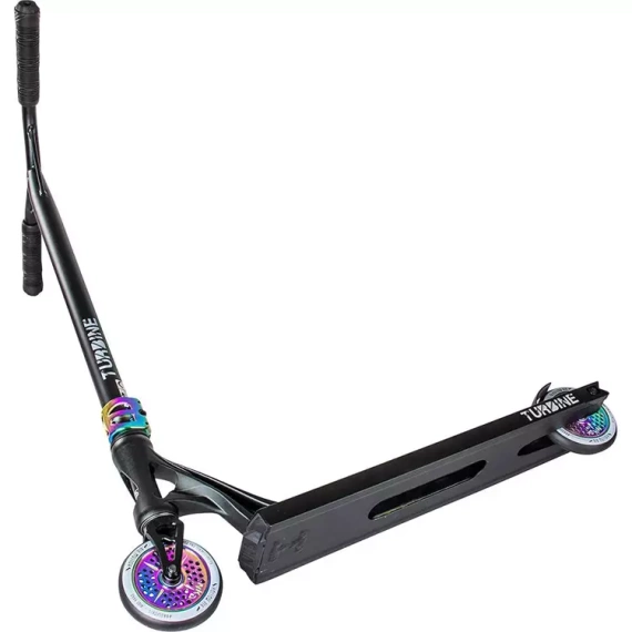 Výkonný skútr NKD Turbine Black & Rainbow High 87 cm