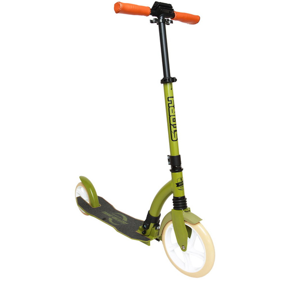 Městská koloběžka s předním odpružením Story Retro Ride Green