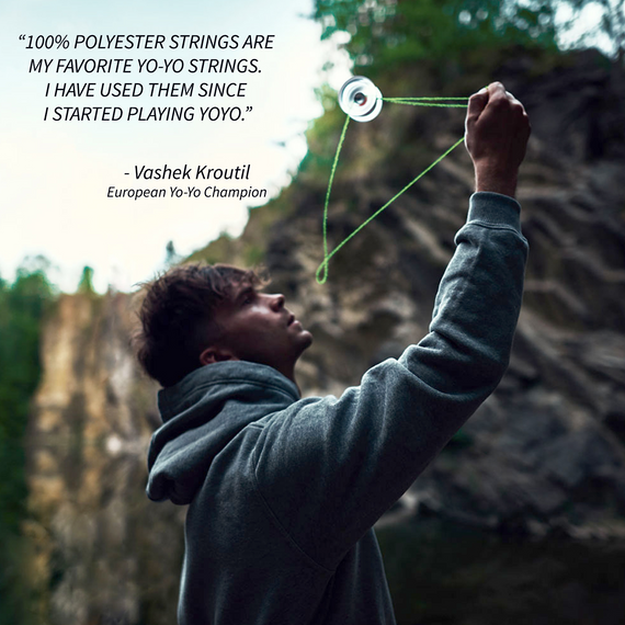 Šňůry Jojo - sada 10 ks. Městské sporty Modrá