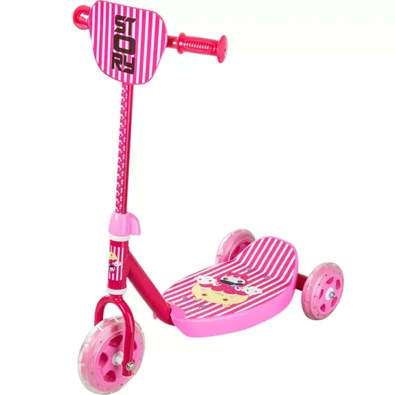 Hulajnoga Transportowa dla dzieci Story Mini Kids Różowa wys. 64 cm