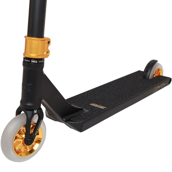 NKD IDC Stunt Scooter Black and Gold wys. 85 cm