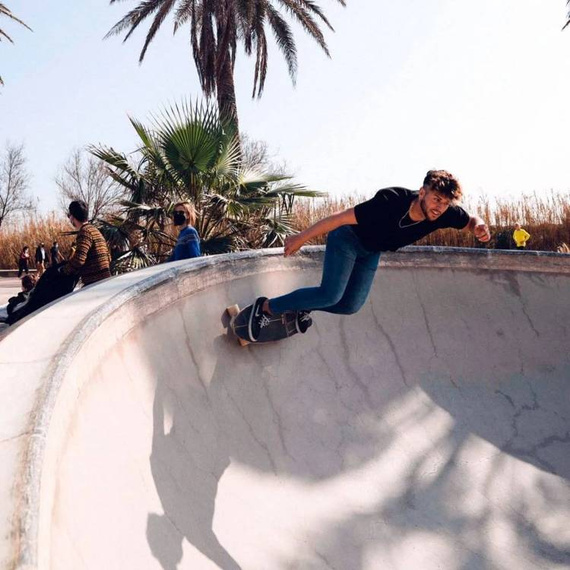 Surfskate Deskorolka Do Surfingu NKX Maverick Blue 31"