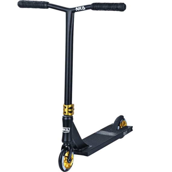 NKD Rally V4 XS Performance Scooter Black and Gold wys. 73 cm