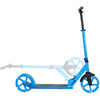 Přepravní koloběžka s velkými koly Story Urban GO! Modrá LED dioda