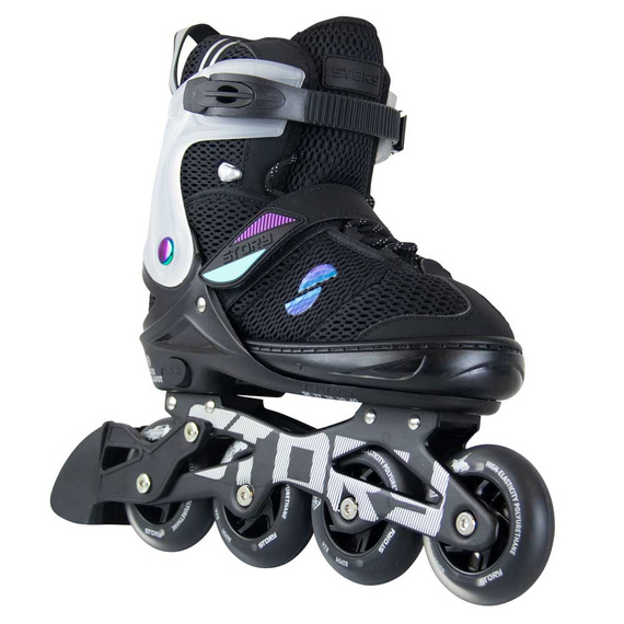 Story Motion Nastavitelné inline brusle Black-Transparent