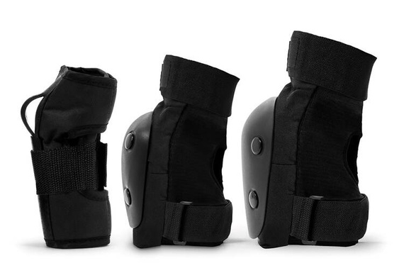 REKD Junior Heavy Duty Triple Pad Set S Black