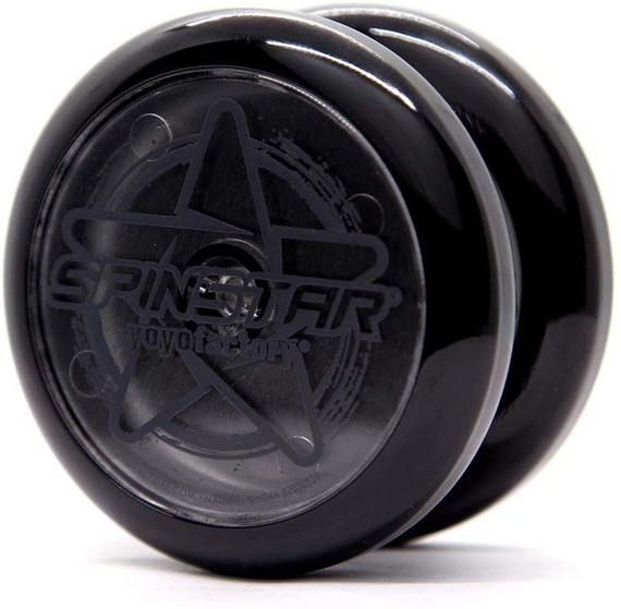 Yoyo z plastikowym łożyskiem YoYoFactory Spinstar Black