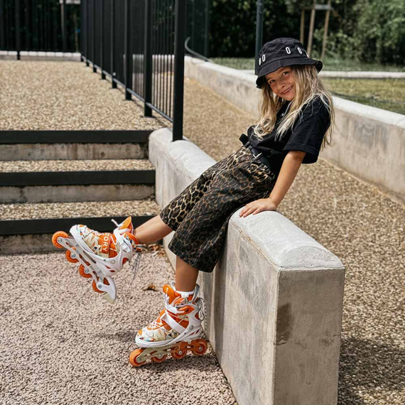 Story Spike Nastavitelné inline brusle Orange