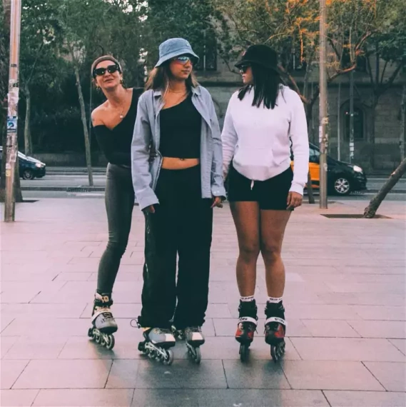 Univerzální kolečkové brusle Inline STORY Trust Army Green