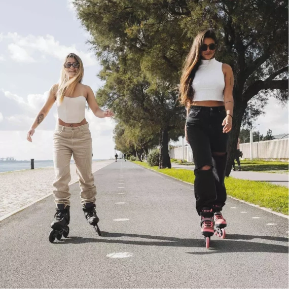 Univerzální kolečkové brusle Inline STORY Shockwave Flame