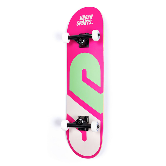 Kompletní Urban Sports Pink Logo Skateboard 8.0"