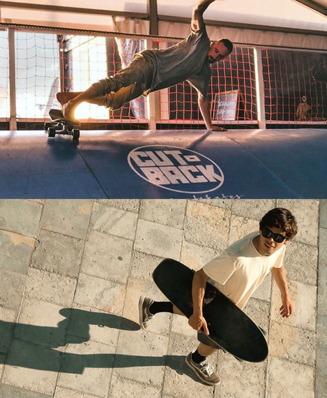 Surfskate Cutback Surfskates Maze 34" ST deska