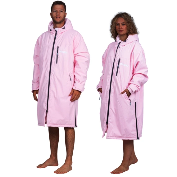 Pončo Poncho Jacket Story Change Robe Light Pink