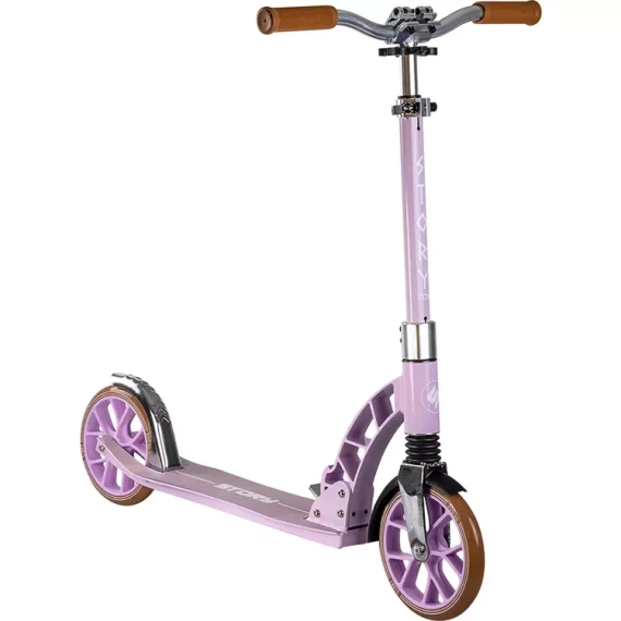 Příběh 70. let Světle fialový městský skútr