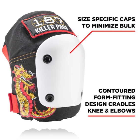 187 Sada chráničů Killer Pads Six Pack Protector Set Black