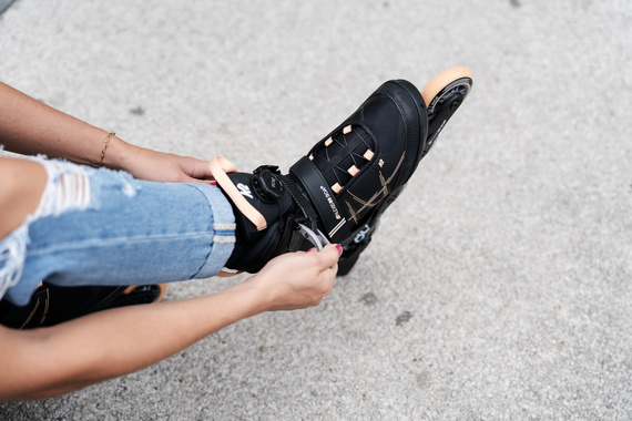 Kolečkové brusle K2 ALEXIS 80 BOA Černo-růžové