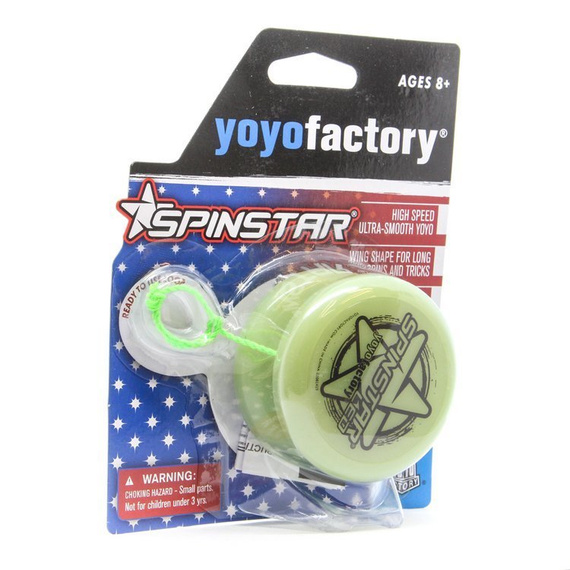 YoYoFactory Fluorescentní yoyo Spinstar GLOW Yellow