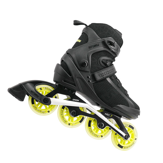 Rolki rekreacyjne Inline STORY Union Czarno-Żółty