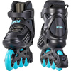 Rolki Uniwersalne Inline STORY Shockwave Czarno-Miętowe