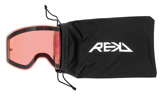 REKD Rocker MagLock Snow Goggle Kit White/Mirror M/L snowboardové a lyžařské brýle