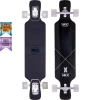 Longboard NKX Signature Fiberglass Black 101 cm