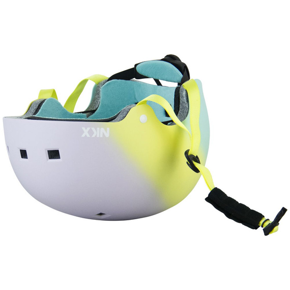NKX Brain Saver Skateboardová helma Candy Fade Blue and Yellow