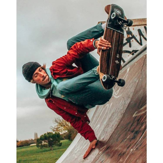 Cruiser Skateboard Vysoká kvalita NKX Classic Oak Silver Cruiser 29"