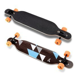 Longboard Drop-thru Symmetrical Main Geometrix Blue 105 cm