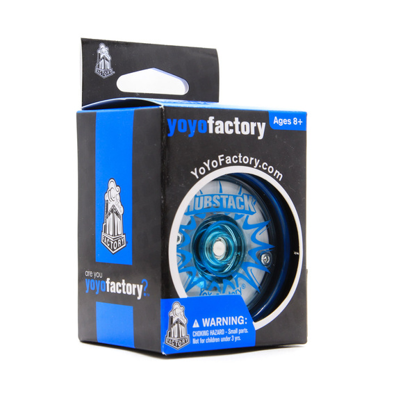 Yoyo začít s YoYoFactory Hubstack Blue