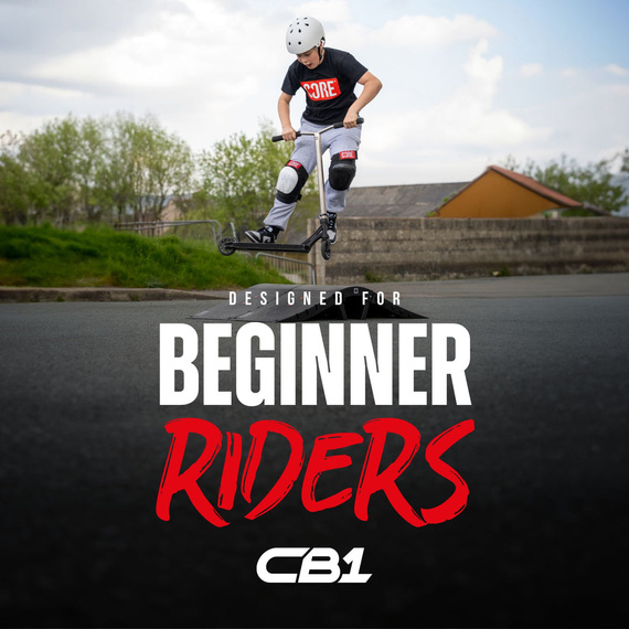 CORE CD1 Kompletní kaskadérská koloběžka modrá/černá wys. 81 cm