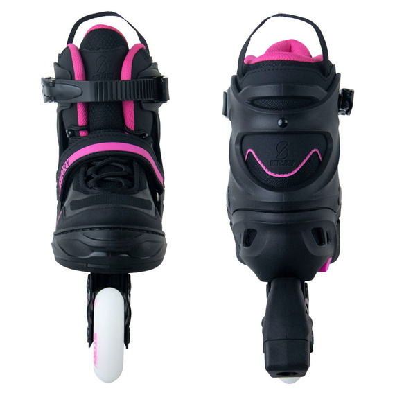 Story Fusion Nastavitelné inline brusle Pink LED