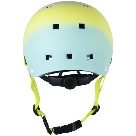 NKX Brain Saver Skateboardová helma Candy Fade Blue and Yellow