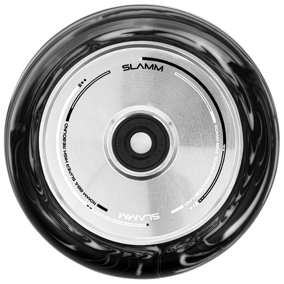 Sada kol pro koloběžky SLAMM Swirl Hollow Core Black/White 110 mm