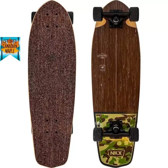 Cruiser Skateboard Vysoká kvalita NKX Classic Camouflage Cruiser 29"