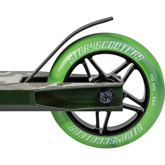 Story High Roller koloběžka Army Green Wys. 84 cm