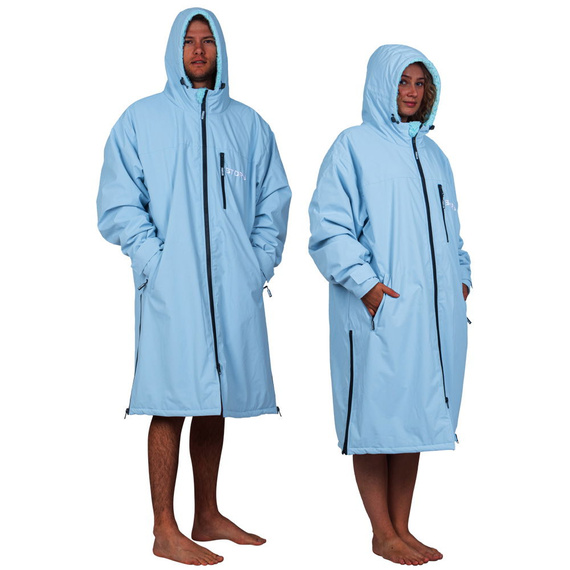 Pončo Poncho Jacket Story Change Robe Baby Blue Světle modrá