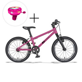 KUbikes superlehké dětské kolo 16L růžové